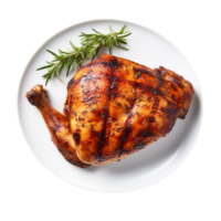 Tasty roast Delicious roasted Grilled Chicken, created with Generative AI png