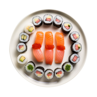 Teller von Sushi, erstellt mit generativ ai png