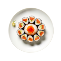 plato de Sushi, creado con generativo ai png