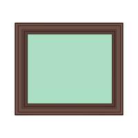 vector illustration of a frame for a photo print