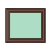 vector illustration of a frame for a photo print