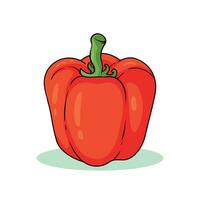 pepper vegetable vector illustration