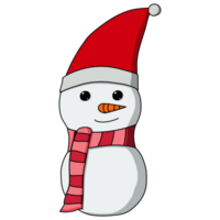 A Snowman in a colorful Christmas concept 1 png