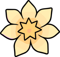 ai generated a set of a bunch of different colored flowers on a white background, kawaii chibi, carton,hand drawn png