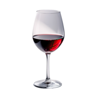 ai generiert Luxus Wein Glas transparent Hintergrund png