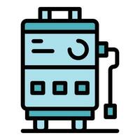 Oxygen concentrator icon vector flat