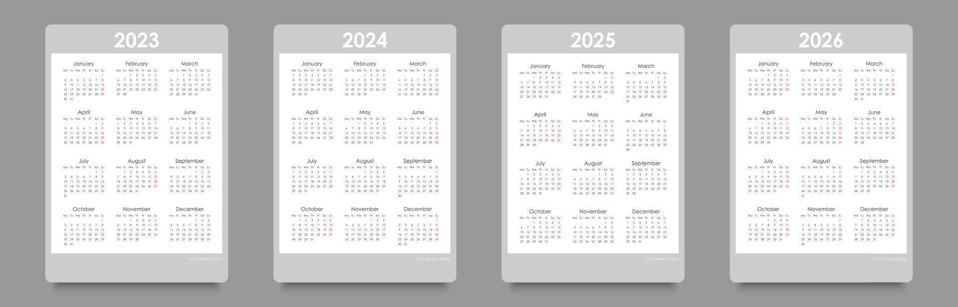 Calendar 2024 2025 Vector Art, Icons, and Graphics for Free Download