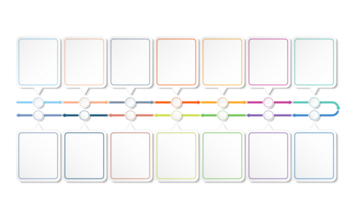 Infographic process design 14 options or steps. png