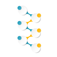 Infografik Prozess Design 6 Optionen oder Schritte. png