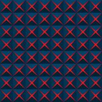 Seamless background with three-dimensional squares and crosses as elements. vector