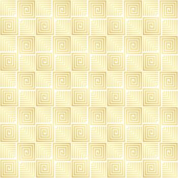 dorado fondo, geométrico sin costura lujo modelo hecho de líneas como principal elementos. vector