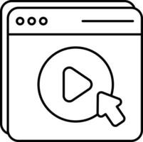 line icons design style vector