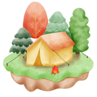 ein Camping Insel png