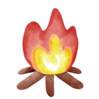 Feuer Camping draussen png