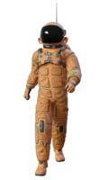 Astronaut on transparent background, 3d render png