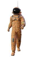 astronauta su trasparente sfondo, 3d rendere png