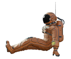 Astronaut auf transparent Hintergrund, 3d machen png