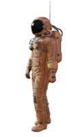 astronauta su trasparente sfondo, 3d rendere png