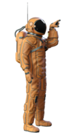 astronauta su trasparente sfondo, 3d rendere png