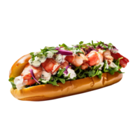 Delicious Hot Dog on transparent background png