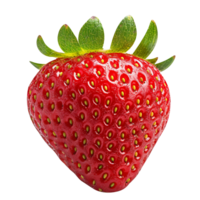 Frais Célibataire fraise isolé sur transparent Contexte png