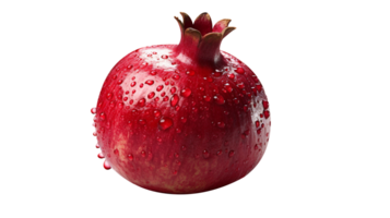 Fresh pomegranate isolated on transparent background png