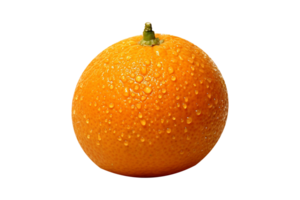 Fresco soltero naranja Fruta aislado en transparente antecedentes png