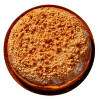 Delicious coffee cake isolated on transparent background png