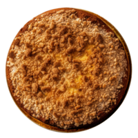 Delicious coffee cake isolated on transparent background png