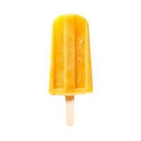 Frozen pineapple popsicle isolated on transparent background png