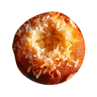 Delicious coconut Muffin isolated on transparent background png