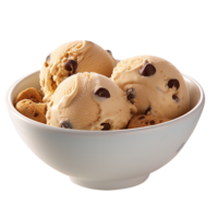 Tasty cookies ice cream isolated on transparent background png