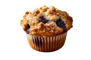 smakelijk bosbes muffin Aan PNG achtergrond