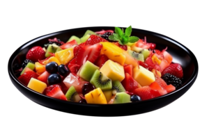 frisch lecker mischen Obst Salat isoliert auf transparent Hintergrund png