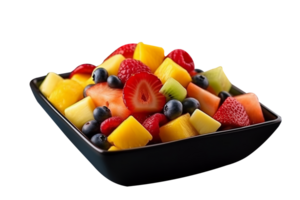 fresco saboroso misturar fruta salada isolado em transparente fundo png