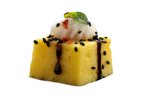 gujarati Khaman dhokla aislado en transparente antecedentes png