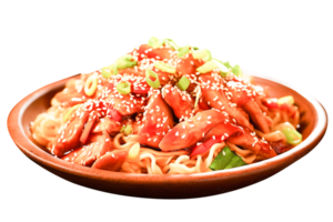 saboroso Macarrão em transparente fundo png