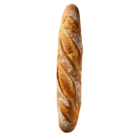 frisch gebacken lange Brot Laib auf png Hintergrund