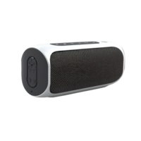 Futuristic bluetooth portable speaker isolated on transparent background png