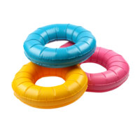 multi color inflable flotadores aislado en transparente antecedentes png