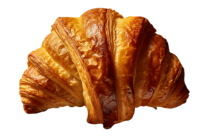 Fresh croissant on a png background