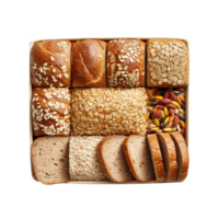 frisch gemacht eben Brot isoliert auf transparent Hintergrund png