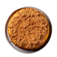 Delicious coffee cake isolated on transparent background png