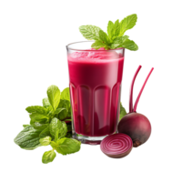 healthy detox beet smoothie. perfect for healthy drink catalog. ai generated png