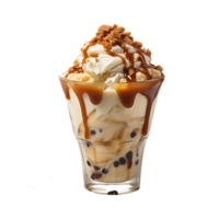 café la glace crème. parfait pour dessert catalogue. ai généré png