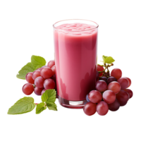 grapes juice drink. perfect for drink catalog. ai generated png