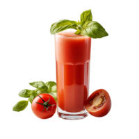 sano tomate jugo. Perfecto para bebida catalogar. ai generado png