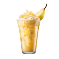 Pear juice with fresh fruit. Perfect For Drink Catalog. ai generated png