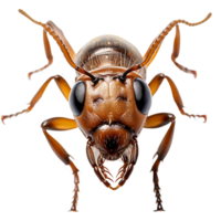 Small Ant On transparent background. ai generated png