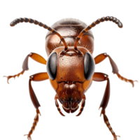 Small Ant On transparent background. ai generated png